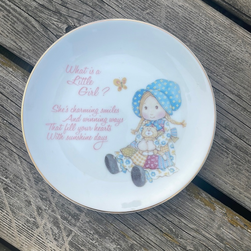 Vintage HOLLY HOBBIE Porcelain Collector Plate